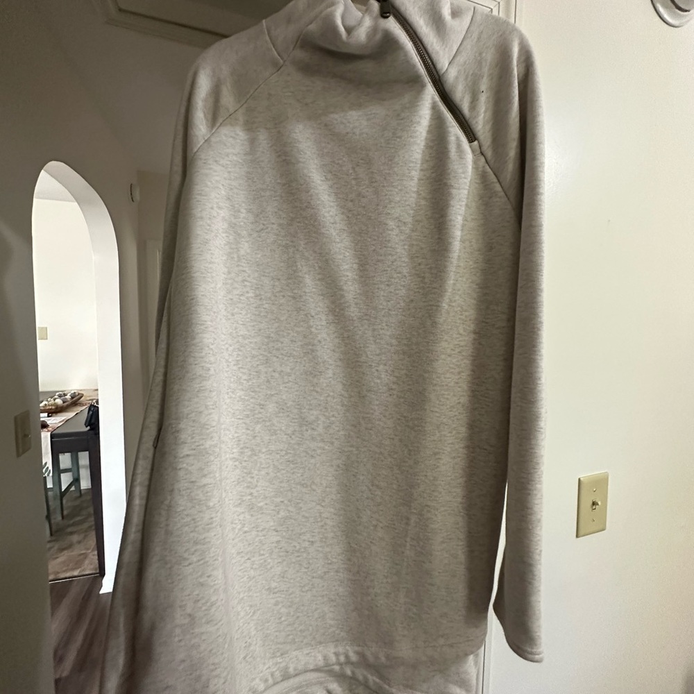 Athleta Women's Gray Zip Up Dress
